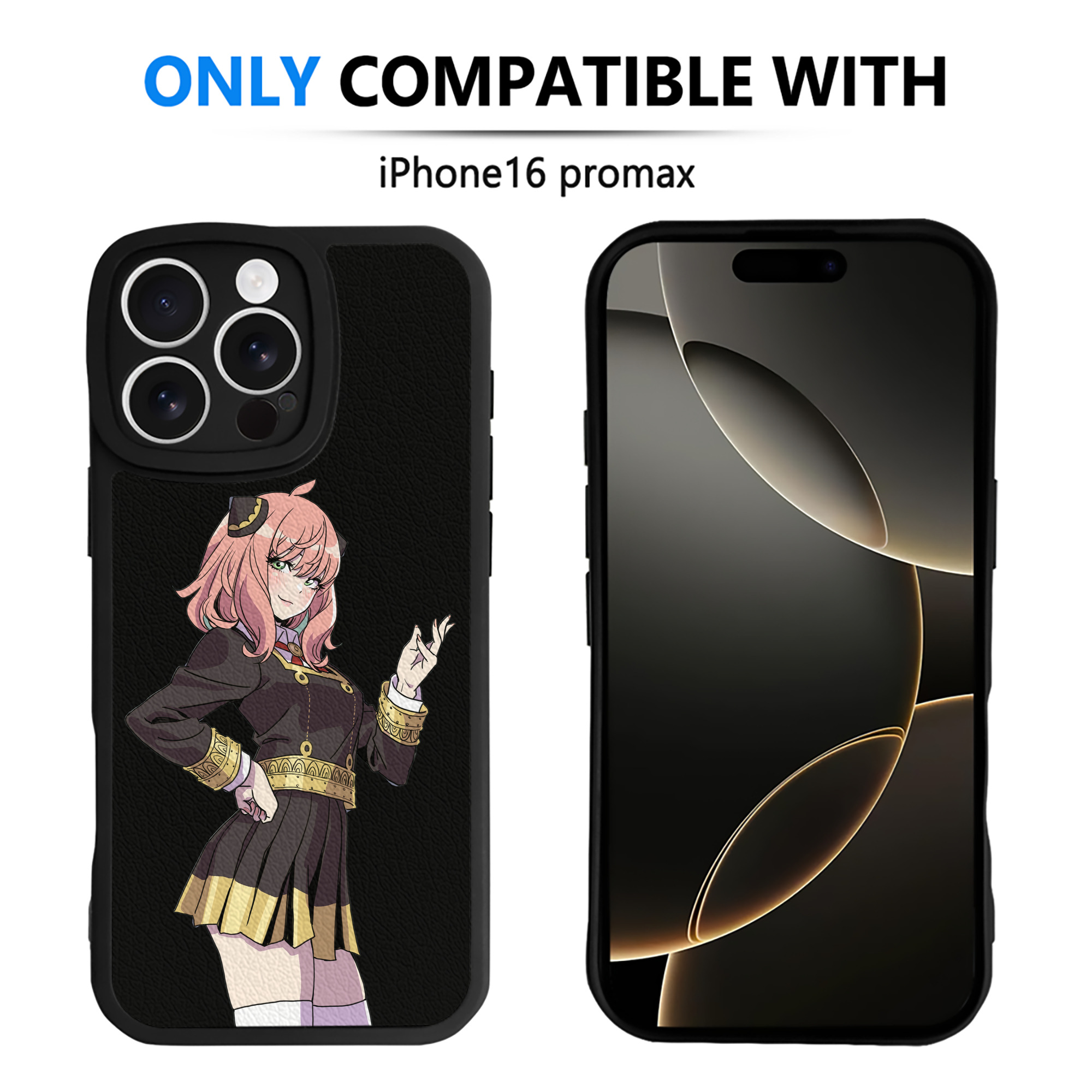 （画像用） SPY×FAMILY间谍家家酒 【iPhone 16シリーズ対応】シリコンスマホケース（レザー調） 材質：シリコン
